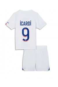 Paris Saint-Germain Mauro Icardi #9 Babytruitje 3e tenue Kind 2022-23 Korte Mouw (+ Korte broeken)